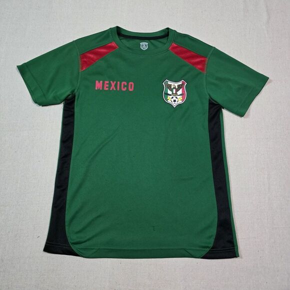 Eleven Vs Eleven Mexico Green Soccer Futbol Team Tee Shirt Mens Size Small - Picture 1 of 9